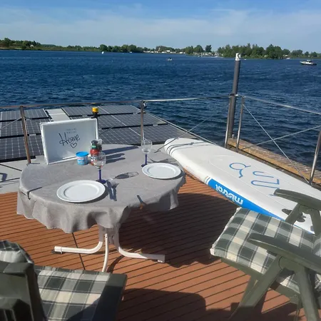 Hausboot Komet Luxus Und Pur Max 5 Pers Úszó hotel Maasbommel